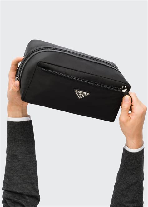 prada toiletry bag men's|Prada bag with pouch.